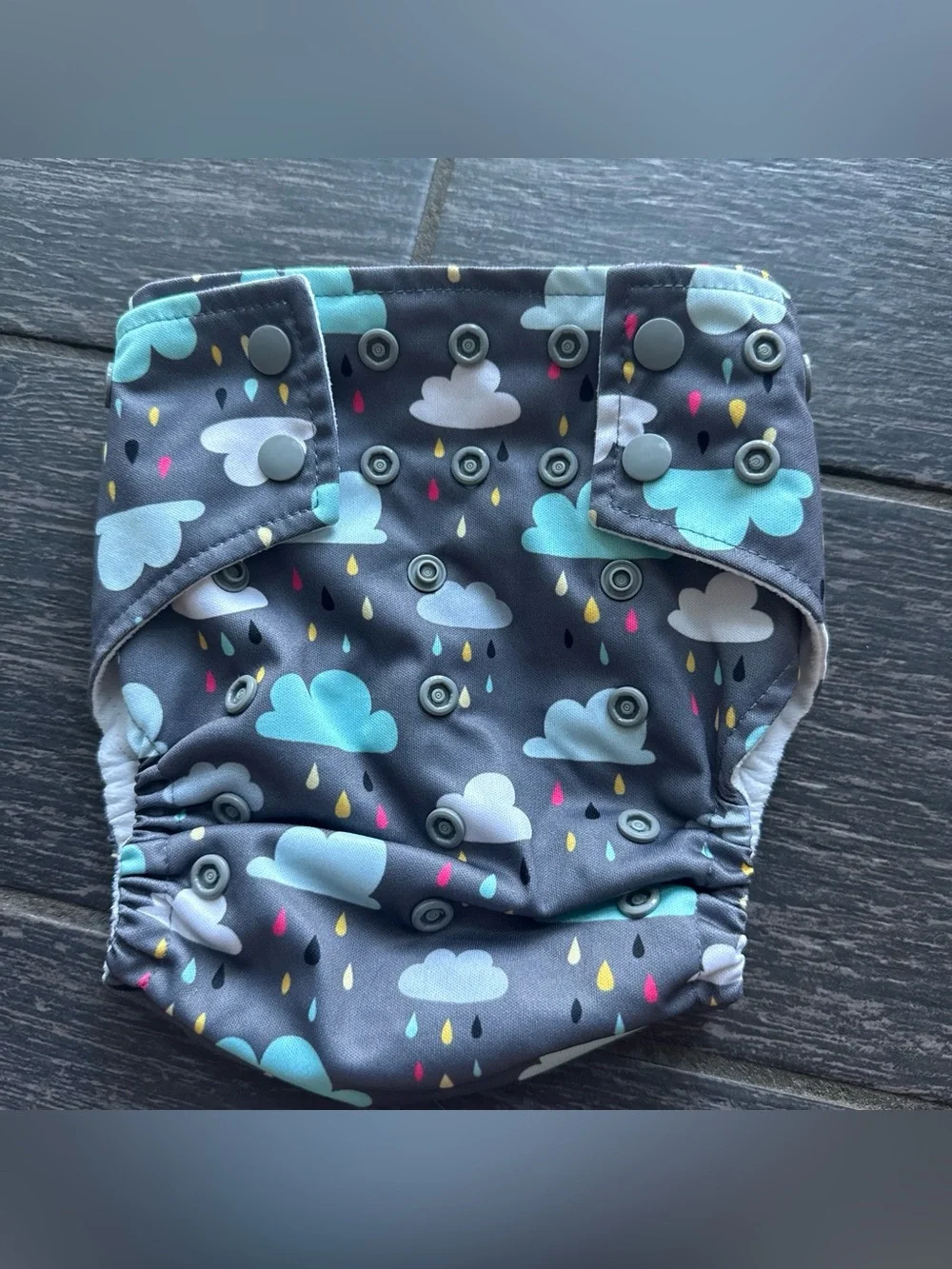 Happy Flute Print Pocket Cloth Diaper Bundle